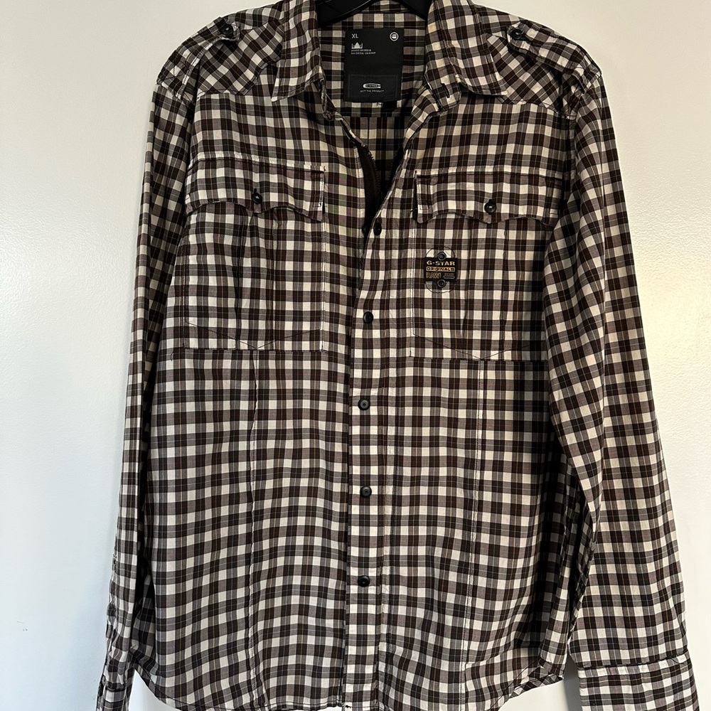 Men shirts G - STAR XL, bottom/ zipper closure.